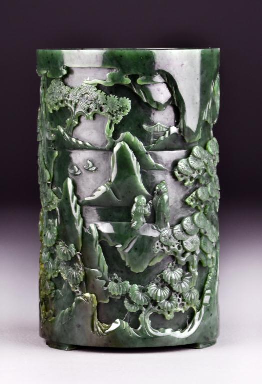 Impressive Chinese Spiniach Jade