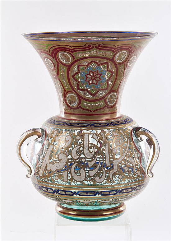 Impressive enameled glass mosque