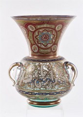Impressive enameled glass mosq