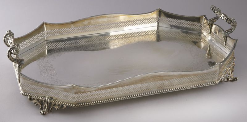 Impressive English silver plate
