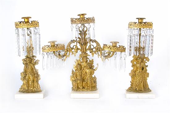 Impressive gilt-bronze