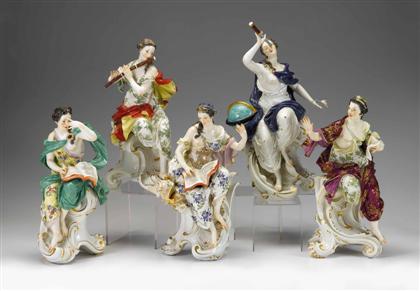 Impressive group of Meissen