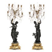IMPRESSIVE PAIR OF FRENCH FIGU