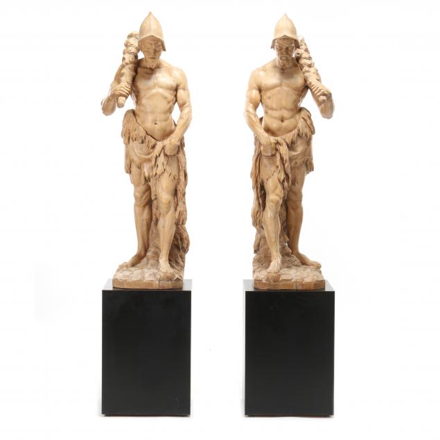 IMPRESSIVE PAIR OF RENAISSANCE