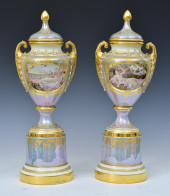 IMPRESSIVE PAIR OF ROYAL VIENN
