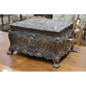 Impressive rare carved cabinet