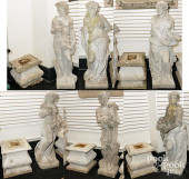 IMPRESSIVE SET OF SIX ALLEGORI