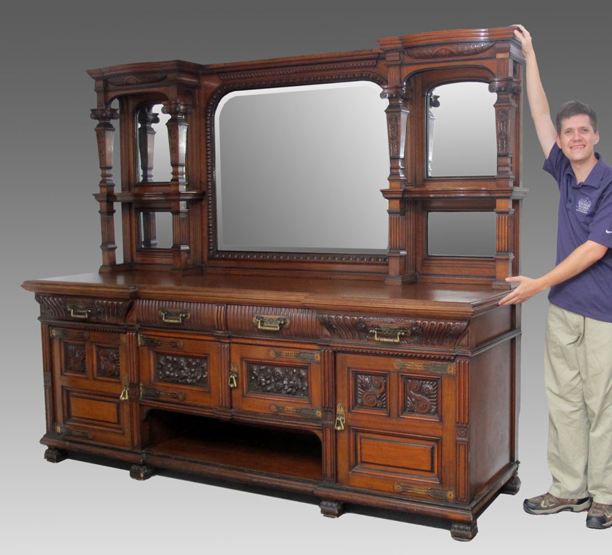 IMPRESSIVE WALNUT EDWARDIAN STYLE