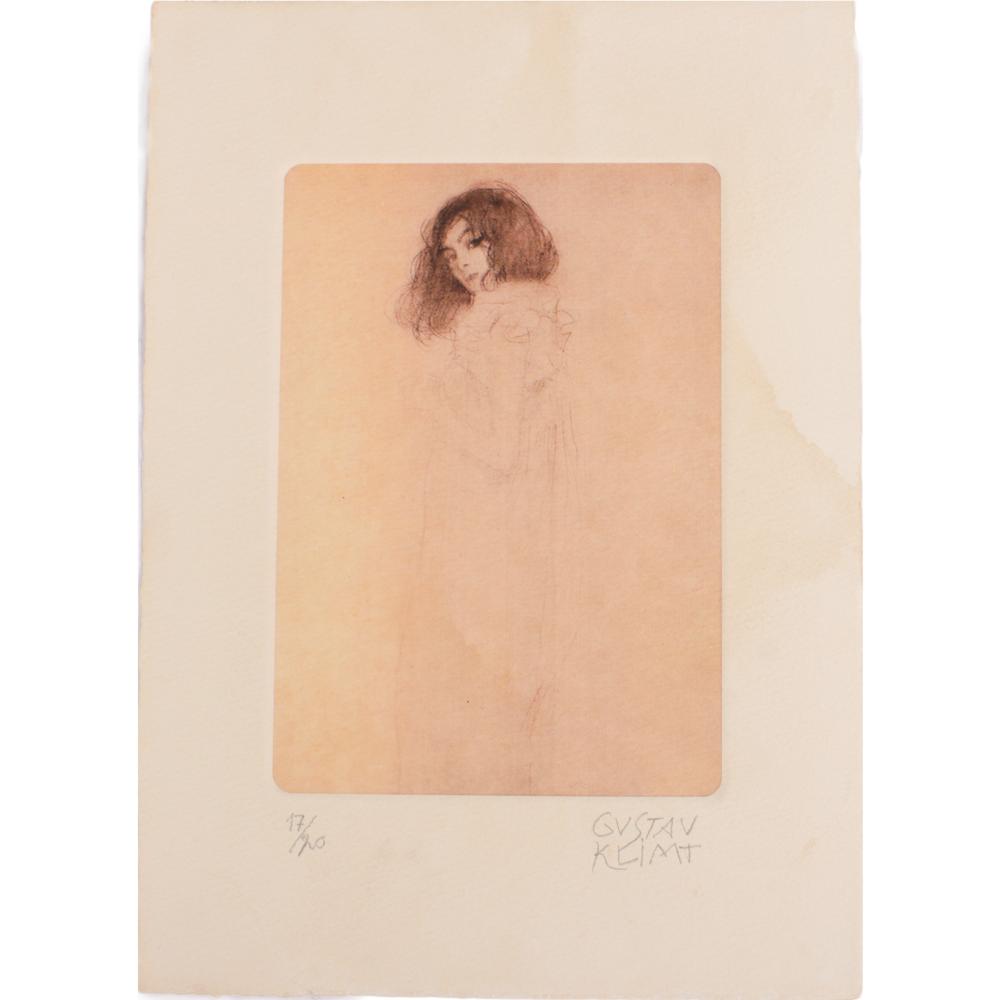 IN THE STYLE OF GUSTAV KLIMT,
