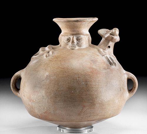 INCA POTTERY FIGURAL ARYBALLOS W/