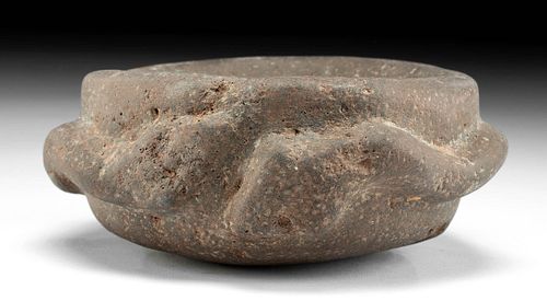 INCA STONE CEREMONIAL VESSEL W/