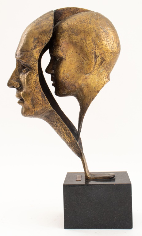 INCHAUSTI, DOUBLE BUST, BRONZE