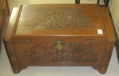 INCISE-CARVED CAMPHOR WOOD BLA