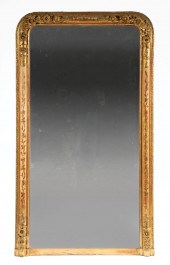 INCISED GILTWOOD OVERMANTEL MI