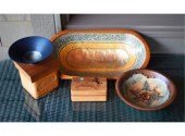 Including: small blue stained