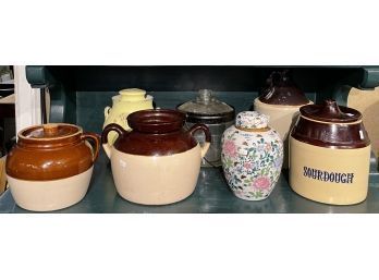 Including stoneware jug with tan