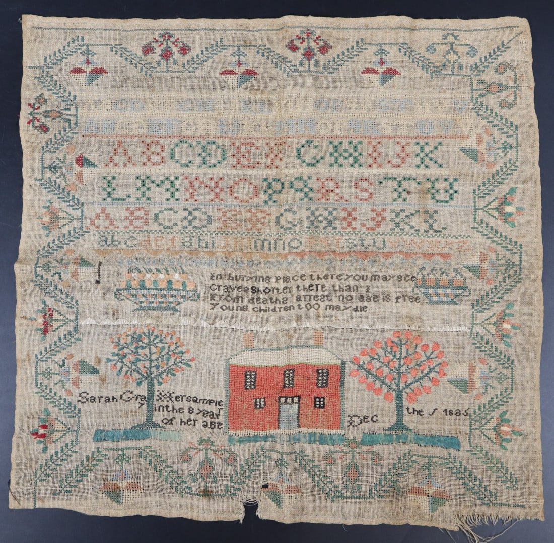 INCREDIBLE ANTIQUE SAMPLER