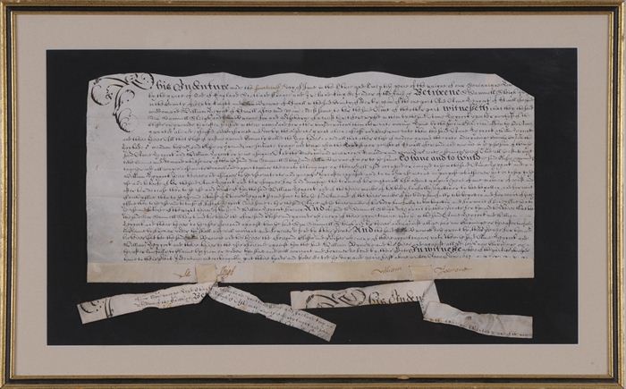 INDENTURE ON VELLUM ENGLISH Circa