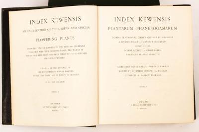 Index Kewensis…of Flowering Plants,