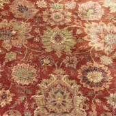 INDIA AGRA RUST WOOL ESTATE RU