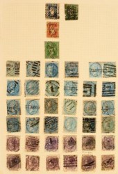 India: Large album of mainly Q