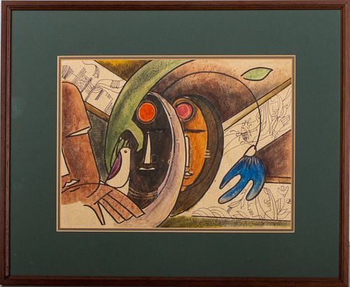 INDIAN ABSTRACT FIGURATIVE