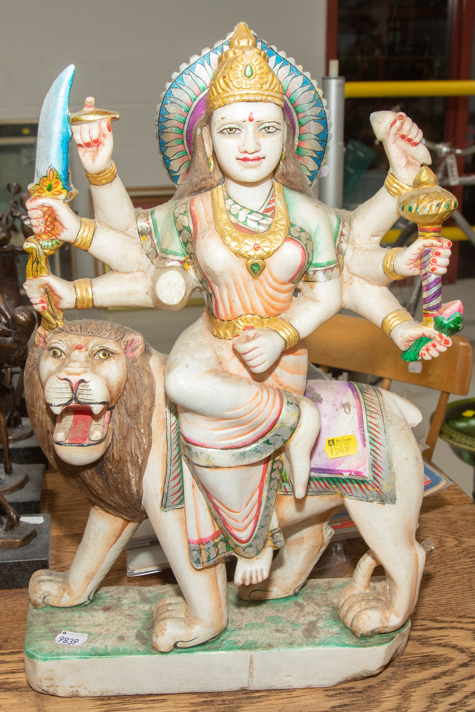 INDIAN ALABASTER FIGURE OF THE