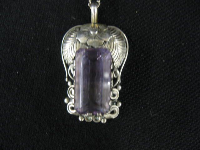 Indian Amethyst & Sterling