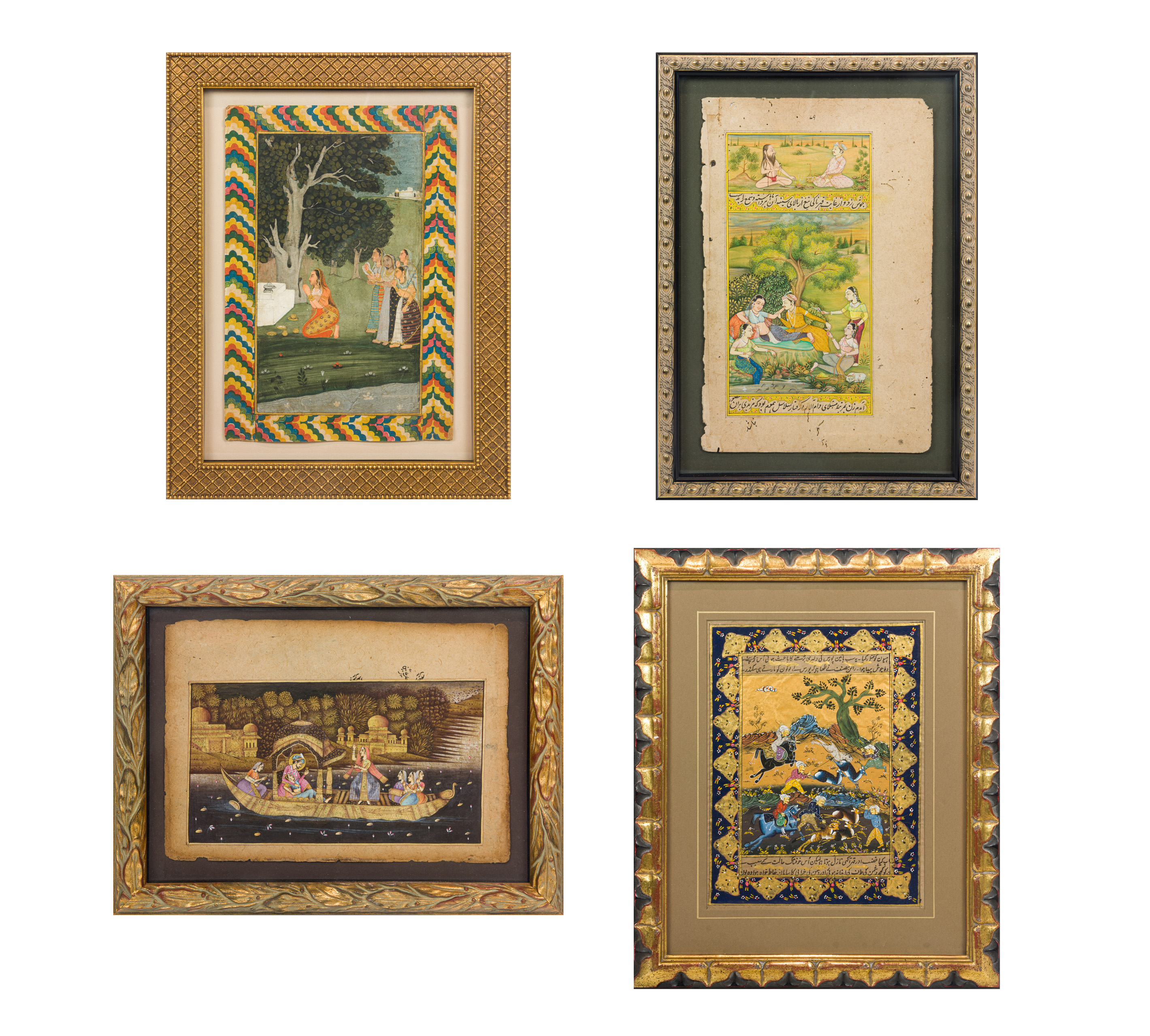 INDIAN AND PERSIAN FRAMED