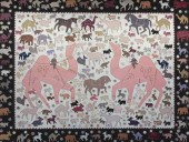 INDIAN APPLIQUE CLOTH PANEL, M