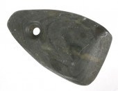 INDIAN ARTIFACT: SLATE GORGETM