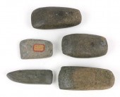 INDIAN ARTIFACTS: CELTS, GORGE