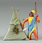 INDIAN AT TEEPEE STILL BANK Le