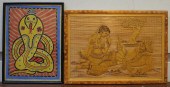 INDIAN BAMBOO COURTSHIP SCENE