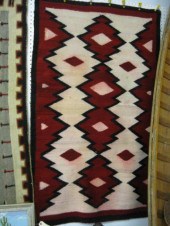 Indian Blanket red black & ivo