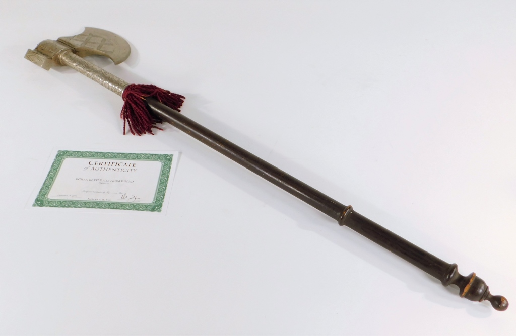 INDIAN BOTANICAL BATTLE AXE