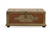 INDIAN BRASS BOUND WOODEN DOCU