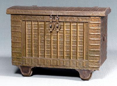 Indian brass mounted lift-top