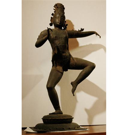 Indian Bronze Dancing Figure 	 