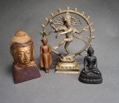 INDIAN BRONZE FIGURE OF DANCIN