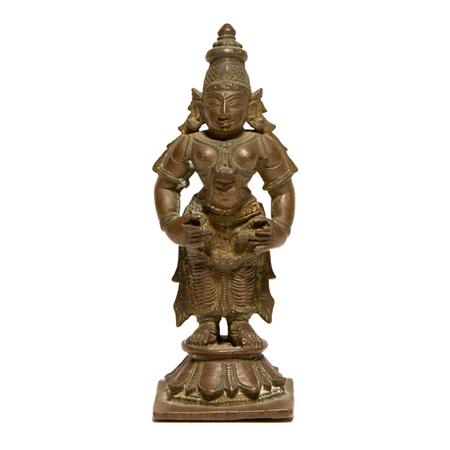 Indian Bronze of a Figure 	 