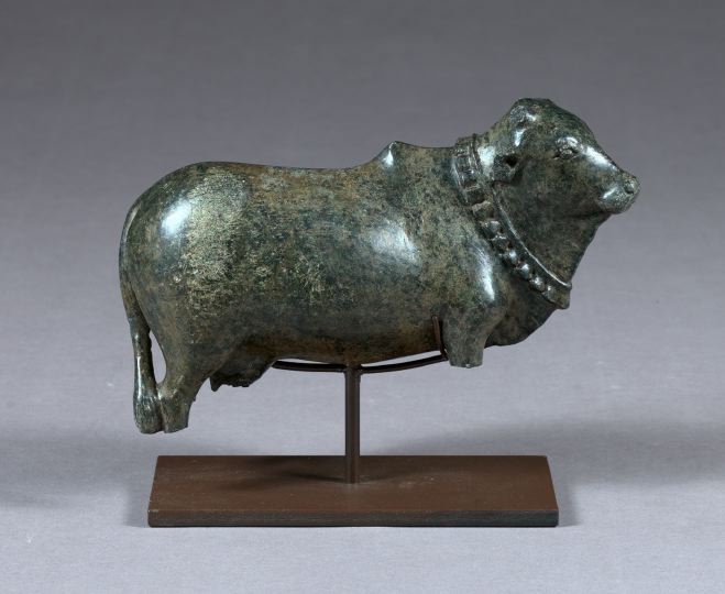 Indian Carved Diorite Figure, 