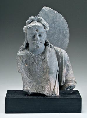 Indian carved schist bodhisattra