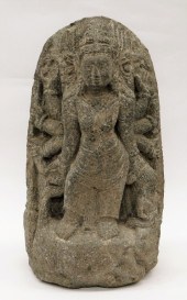 INDIAN CARVED SCHIST PARVATI S
