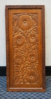 INDIAN CARVED SHEESHAM WOOD PA