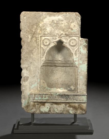 Indian Carved Stone Mihrab