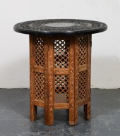 INDIAN CARVED WOOD OCCASIONAL