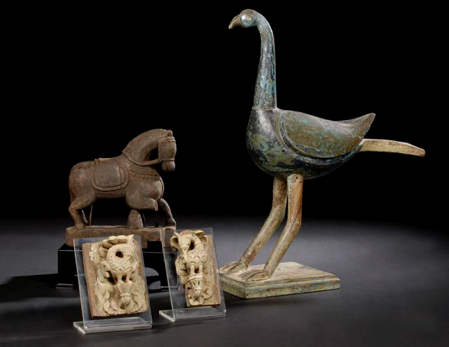 Indian Carved Wooden Figure of a