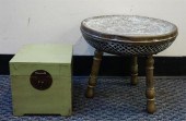 INDIAN CHASED BRASS BRAZIER AN