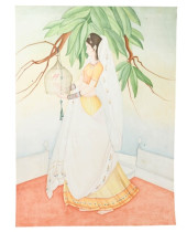 INDIAN CHUGHTAI WATERCOLOR PAI
